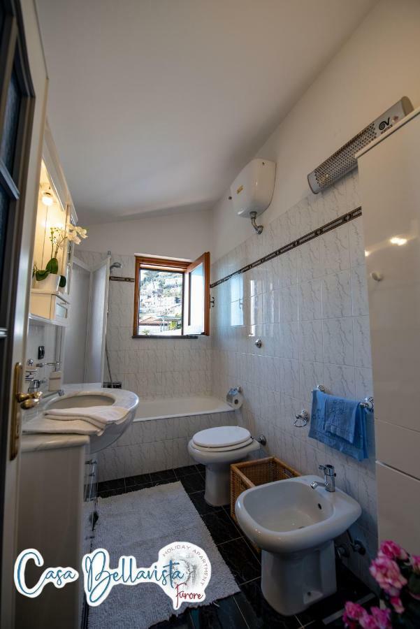 Casa Bellavista Villa Furore Bagian luar foto