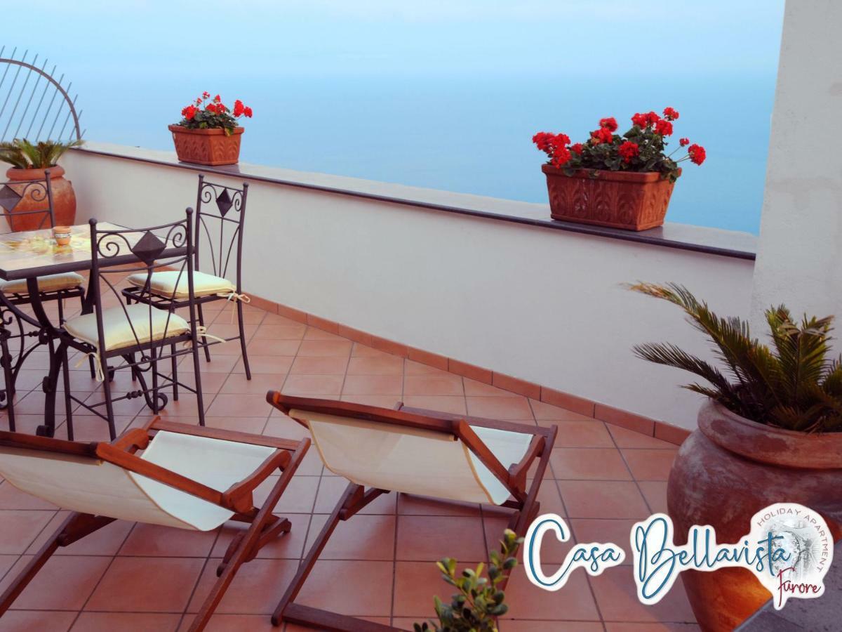 Casa Bellavista Villa Furore Bagian luar foto